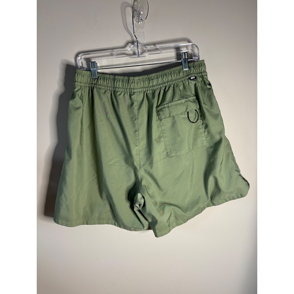 Nike Men Olive Green Athletic Shorts Drawstring Waist XL - Picture 5 of 8